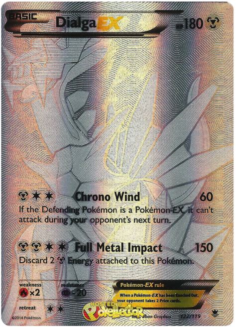 Dialga Ex Phantom Forces 122 Pokemon Card