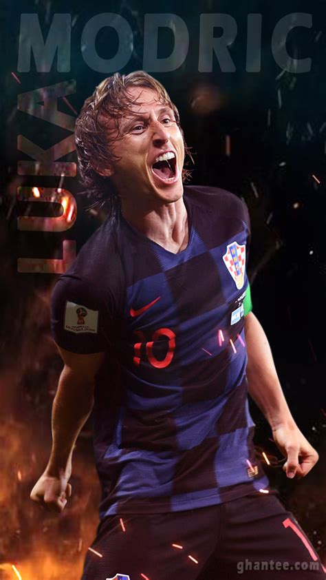 Modric plays as a central midfielder, but can also play as an attacking or defensive midfielder. luka modric croatia hd mobile wallpaper - Ghantee