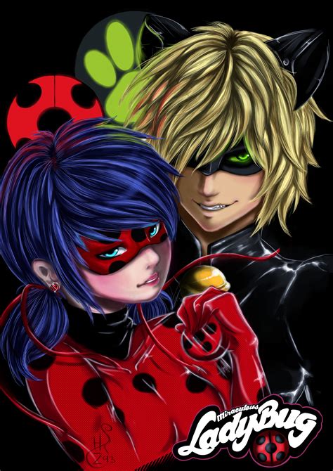 Miraculous Ladybug And Chatnoir By Haozeke93 On Deviantart