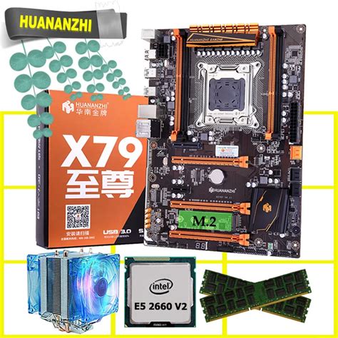 Huananzhi Deluxe X79 Motherboard Set For Gaming M2 Nvme Slot M2 Wifi