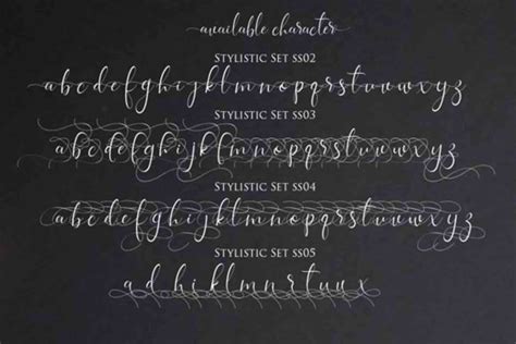 Cursive Font Font With Tails Wedding Font Long Swoosh Font Etsy