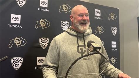 Colorado Offensive Line Coach Bill Oboyle Gives An Update On Deion
