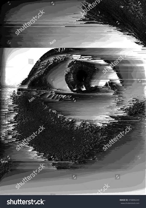 Glitch Eye Background Stock Illustration 476806243 Shutterstock