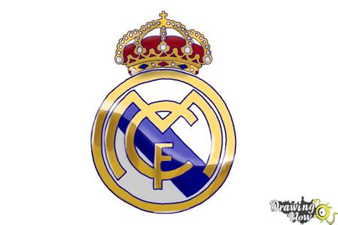 How To Draw Real Madrid Logo Drawingnow