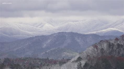 Snow Creates Picturesque Scene In Great Smoky Mountains