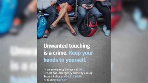 poster campaign aims to combat sex assaults on transit ctv news