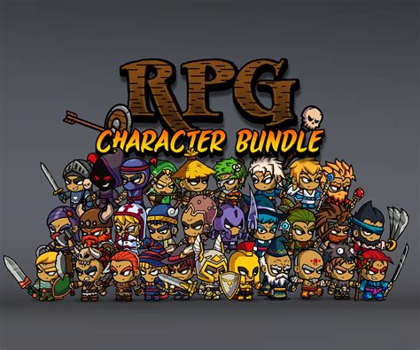Role Playing Games Character Bundle Game Art Partners