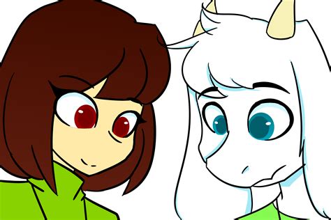 Asriel And Chara By Shayaanimate14 On Deviantart