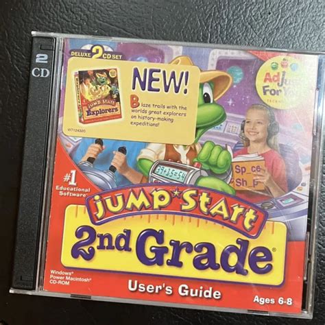 Jump Start 2nd Grade And Around The World Educational Cd Rom Windowsmac