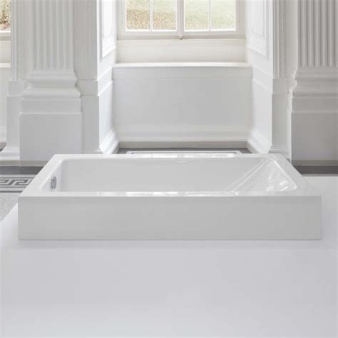 Diese wanne verbindet komfort und design in besonderem maße. Bette One Highline Rechteck-Badewanne Wanne weiß, mit ...