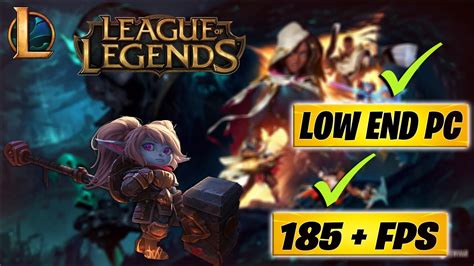 🔧league Of Legends Low End Pc Increase Performance Fps With Any