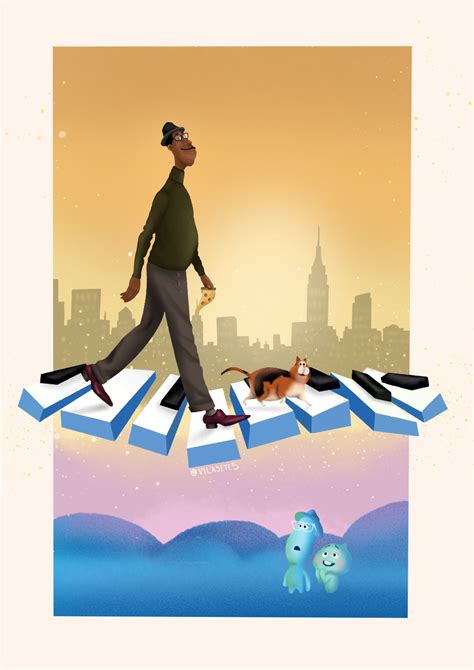 Soul Pixar Illustration On Behance Pixar Poster Illustration Art