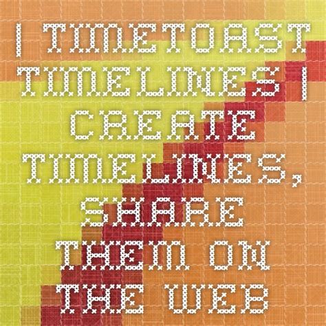 Create Timelines Share Them On The Web Timetoast Timelines