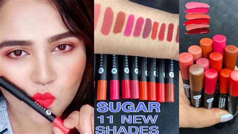 New Launchs Sugar Matte As Hell Crayon Lipstick 11 Shades Lip