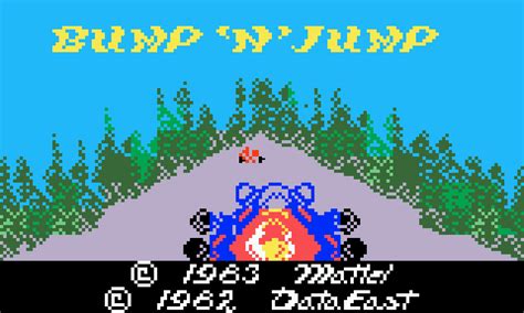 Bump ‘n Jump Intellivision The King Of Grabs