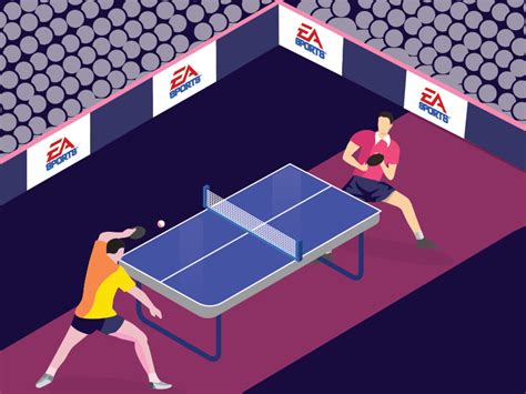Table Tennis Illustration By Cmarix Technolabs On Dribbble