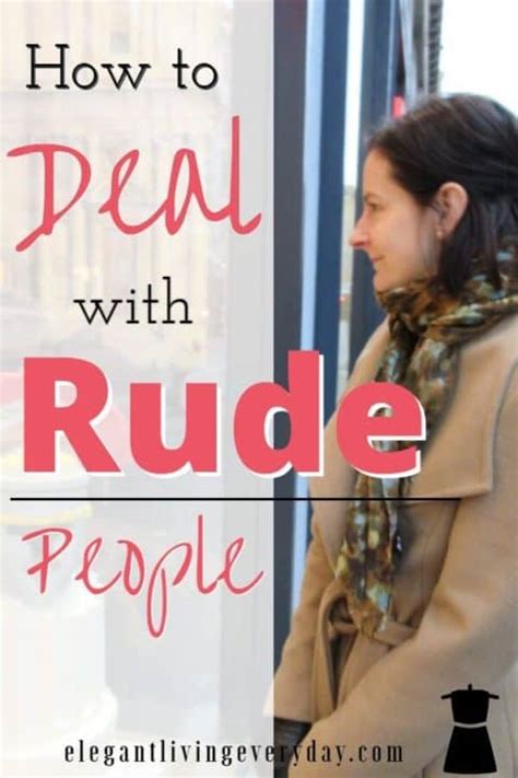 How To Deal With Rude People Helpful Tips