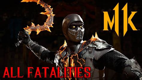 Mortal Kombat All Fatalities Kombat Pack Dlc Included P Youtube