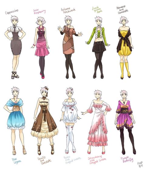 Amazon com the master guide to drawing anime amazing girls. Various female clothes by meago.deviantart.com on ...