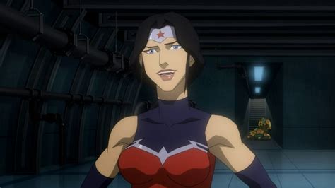 Wonder Woman Meets Superman Justice League War 2014 Movie Clip