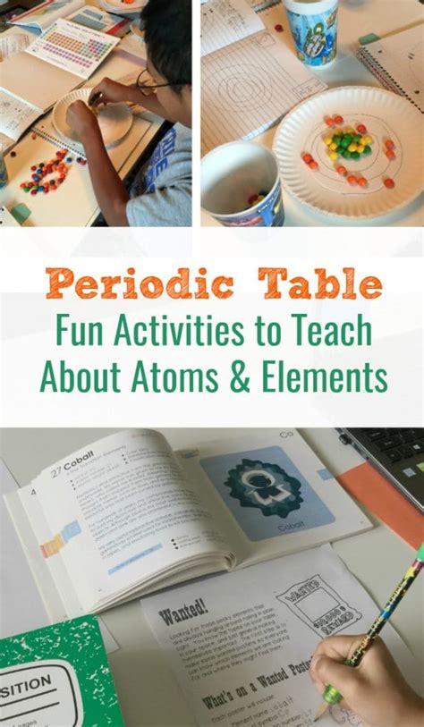 Periodic Table Fun Activities That Teach Atoms And Elements