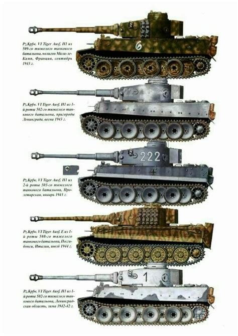 Panzer Vi Tiger Variants Tanks Military War Tank German Tanks