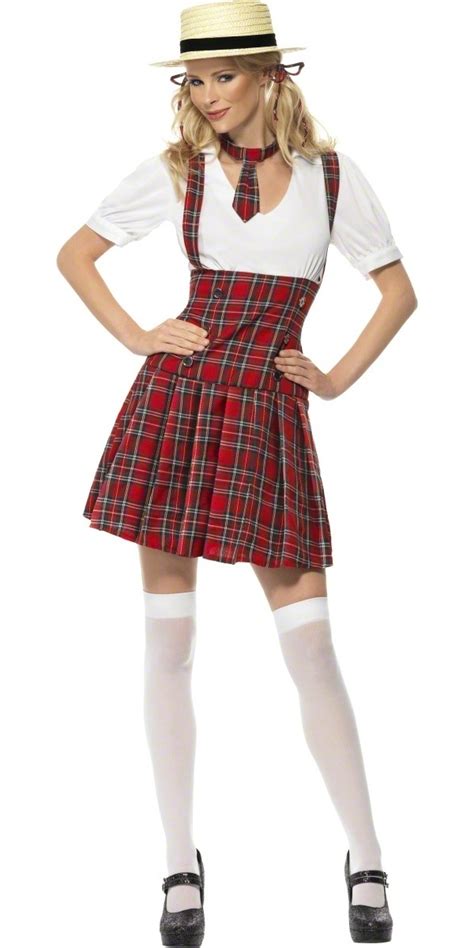 Adult School Girl Costume 31030 Fancy Dress Ball