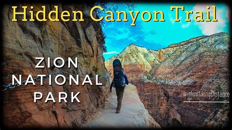 Hiking Hidden Canyon Trail In Zion National Park In 3 Min Zions