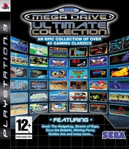 Carátula Oficial De Sega Mega Drive Ultimate Collection Ps3 3djuegos