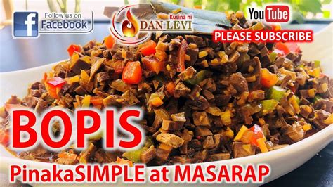 SIMPLEHAN NATIN PAANO MAGLUTO NG MASARAP NA BOPIS EASY SIMPLE BOPIS