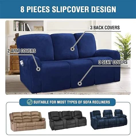 3 Seat Recliner Sofa Covers Velcromag