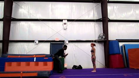 Acrobatic Gymnasticscheerleading Stunting Practice Session W K And