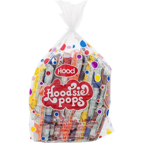Hood Hoodsie Pops Orange Root Beer Banana Blue Raspberry Cherry CT Non Dairy Ice