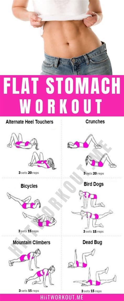 Try This 6 Move Flat Stomach Workout At Home Without Equipment