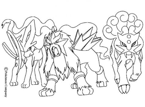 Yveltal xy pokemon legendary generation 6. Raikou and electric friends coloring pages - Hellokids.com