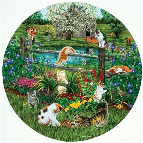 Cats At Play 500 Piece Jigsaw Puzzle By Sunsout Shaped Jigsaw Puzzles