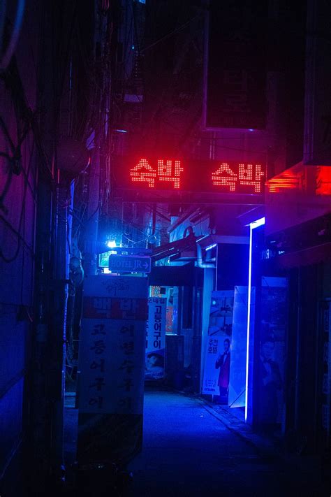 3840x2160px Free Download Hd Wallpaper Seoul South Korea City Neon Lights Cyberpunk
