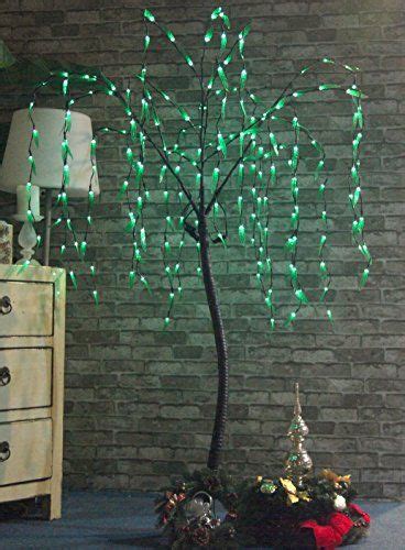 Fanshunlite 55feet Lighted Willow Tree 200 Led Lights All Season