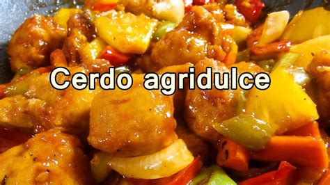 Hoy receta para hipertensos y vegetarianos. CERDO AGRIDULCE ESTILO CHINO - Recetas de Cocina faciles ...