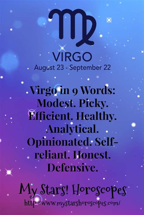 Virgo In 9 Words Virgo Astrology Traits Quotes Personality