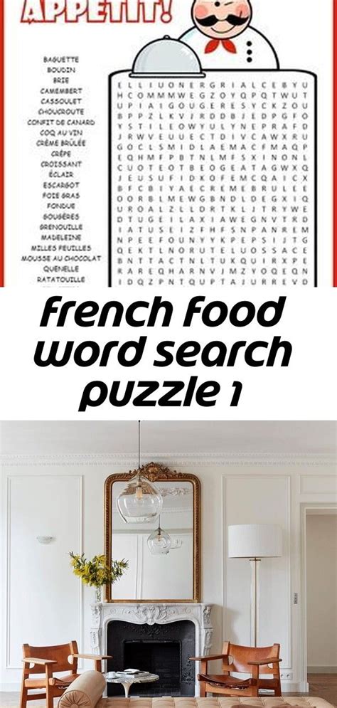 French Food Word Search Puzzle 1 French Food Food Words Blueberry