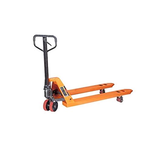 To raise the forks, push the actuating lever down and pump the handle up and down until the pallet has reached the desired height. 2.5 Ton Hydraulic Pallet Jack Durable Sealed Pump with ...