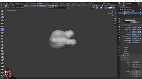 Basics Of Sculpting In Blender Tutorial Youtube