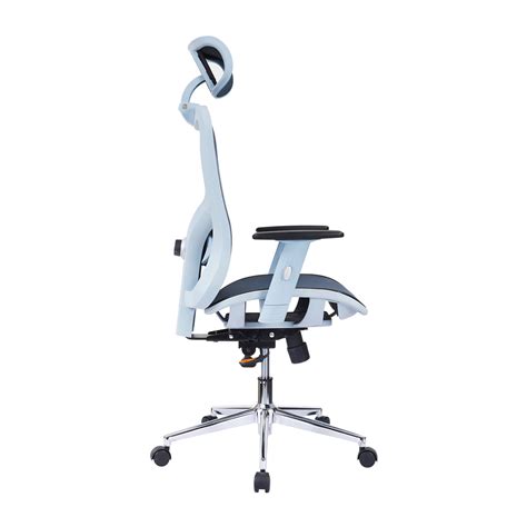 Techni Mobili High Back Executive Mesh Office Chair With Arms Headrest