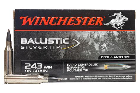 Winchester 243 Win 95 Gr Ballistic Silvertip 20box Vance Outdoors