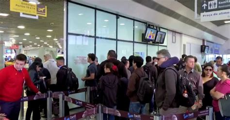 G1 Novas regras de segurança causam filas no maior aeroporto de MT