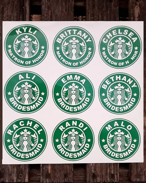 Starbucks Cup Decal Starbucks Stickers Starbucks Tumbler Etsy
