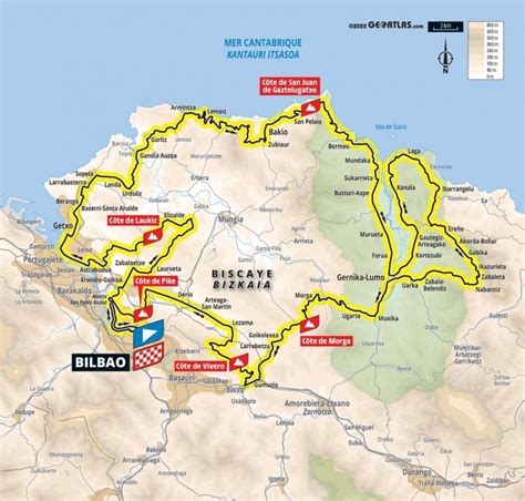 Map Of Tour De France Route Besttravels Org