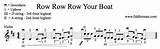 Images of Row Row Boat Chords