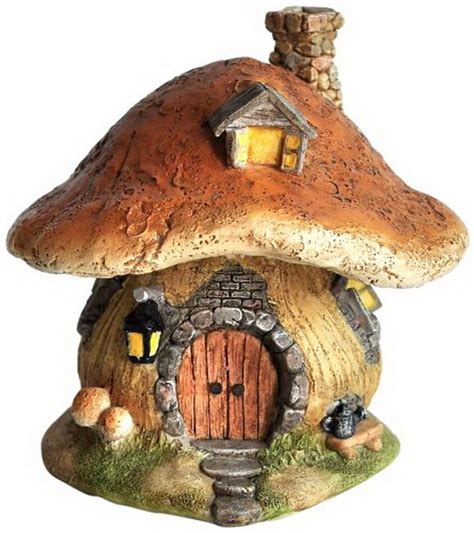 New Dollhouse Miniature Fairy Gnome Hobbit Cottage House Outdoor Garden